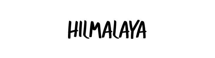 HILMALAYA  Frei Schriftart Herunterladen