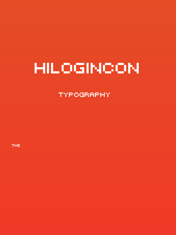 HILOGINCON Poster