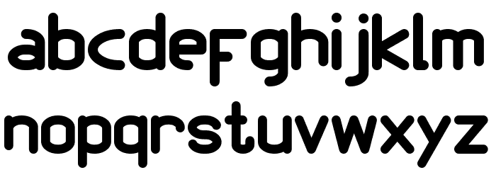 HIMENZ Bold Font LOWERCASE