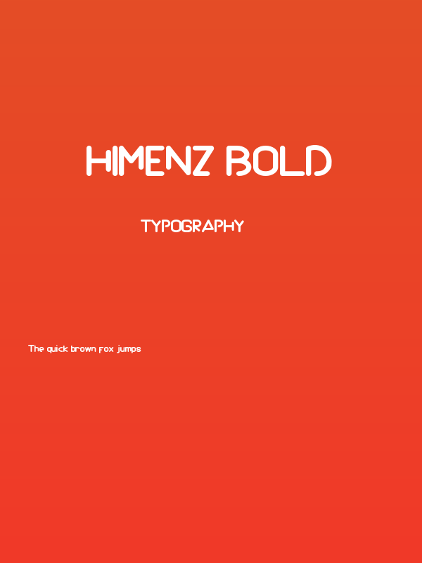 HIMENZ Bold Poster
