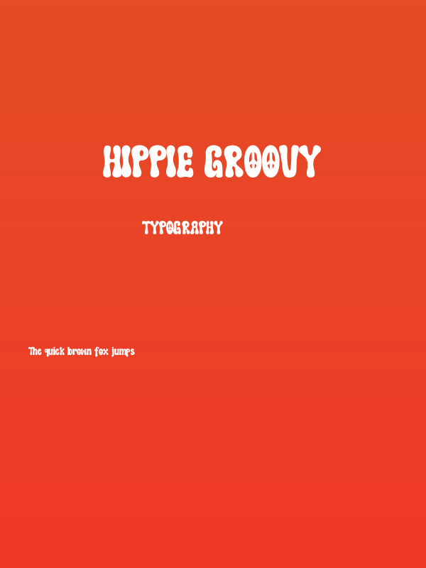 HIPPIE GROOVY Poster