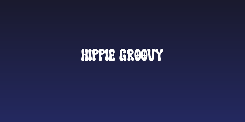 HIPPIE GROOVY Social Header