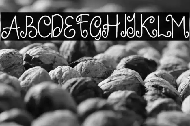 HIPPIE NIRVANA DEMO Font examples