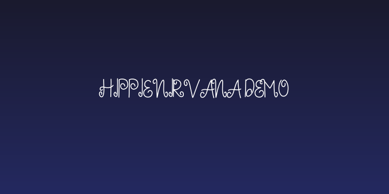 HIPPIE NIRVANA DEMO Social Header