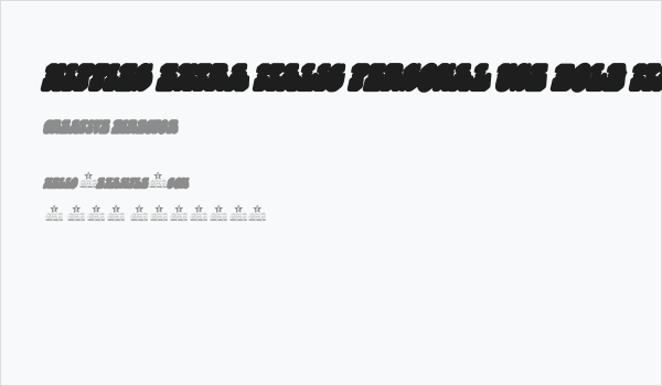 HIPPIES EXTRA ITALIC PERSONAL USE Bold Italic Business Card