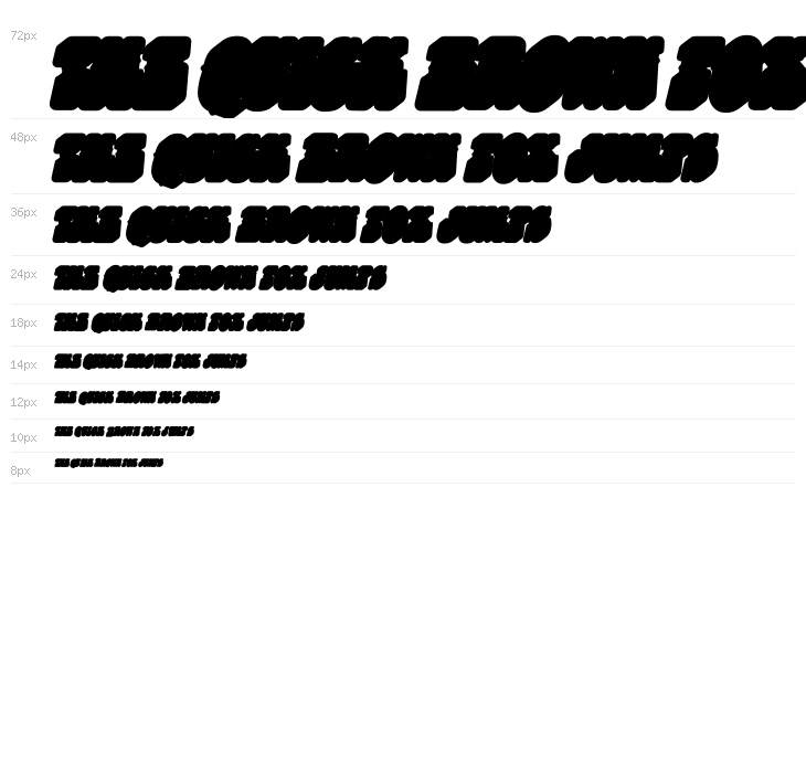 HIPPIES EXTRA ITALIC PERSONAL USE Bold Italic Waterfall