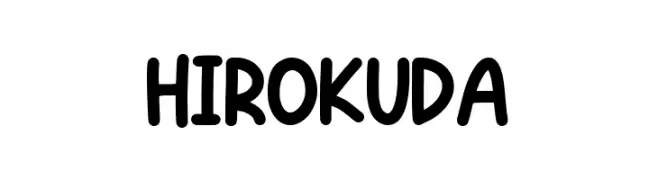 HIROKUDA  font caratteri gratis