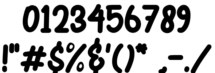HIROKUDA Font OTHER CHARS