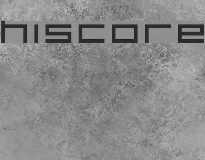 HISCORE Fonte examples