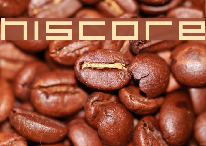 HISCORE Fonte examples