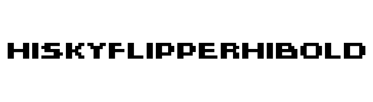 HISKYFLIPPERHIBOLD  Free Fonts Download
