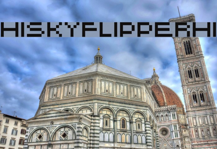 HISKYFLIPPERHI Font examples
