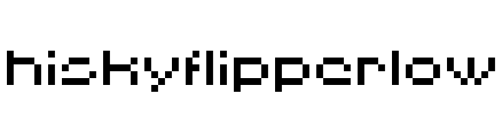 HISKYFLIPPERLOW  Frei Schriftart Herunterladen