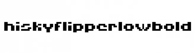 HISKYFLIPPERLOWBOLD  免费字体下载