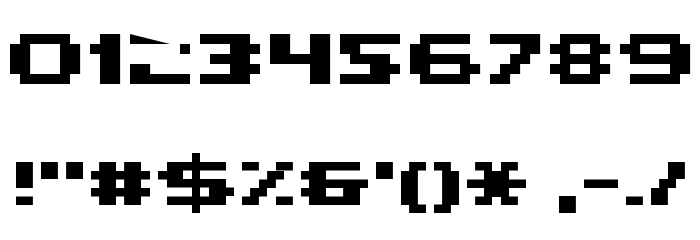 HISKYFLIPPERLOWBOLD Font OTHER CHARS