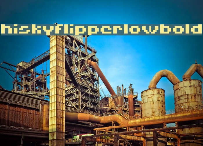 HISKYFLIPPERLOWBOLD Font examples