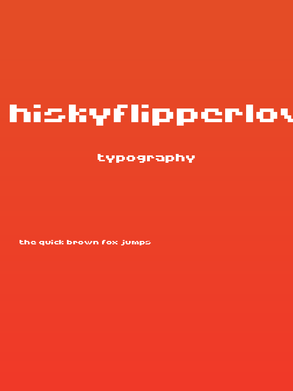 HISKYFLIPPERLOWBOLD Poster