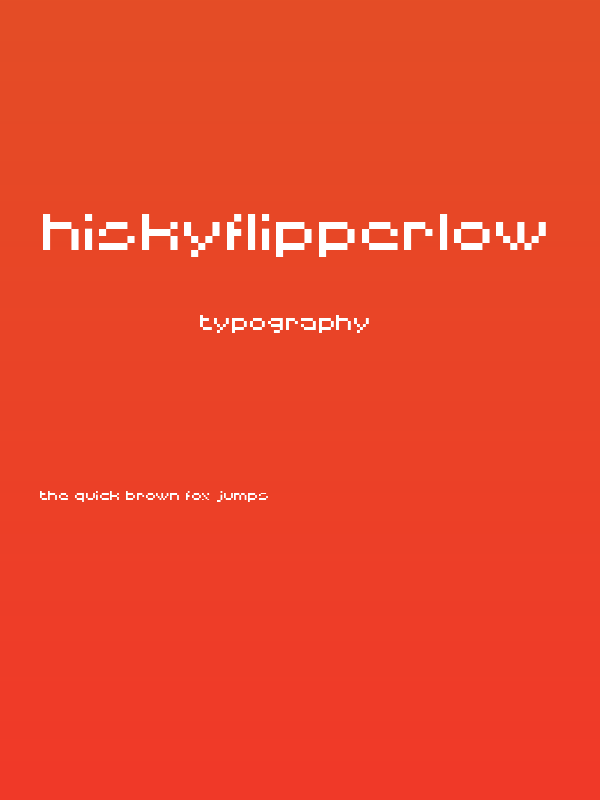 HISKYFLIPPERLOW Poster