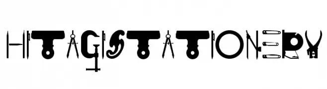 HITAGISTATIONERY  Frei Schriftart Herunterladen