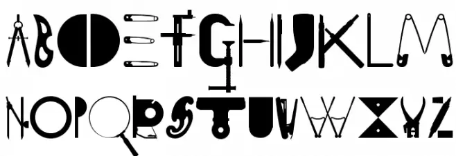 HITAGISTATIONERY フォント 大文字