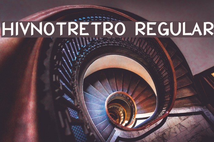 HIVNotRetro Regular Font examples