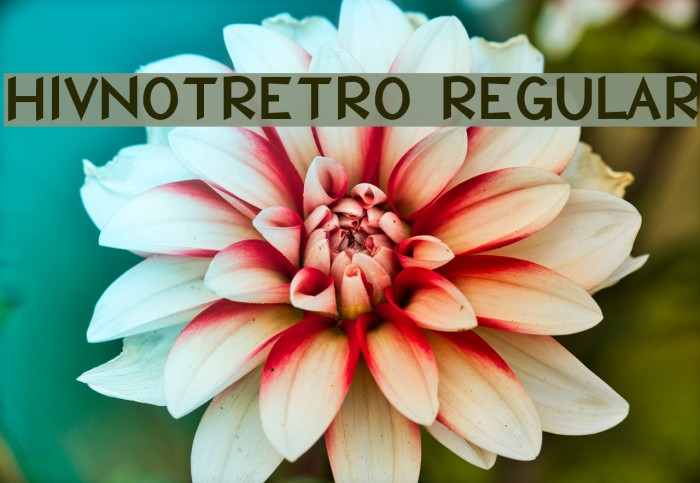 HIVNotRetro Regular Font examples