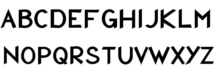 HIVNotRetro Regular Font LOWERCASE