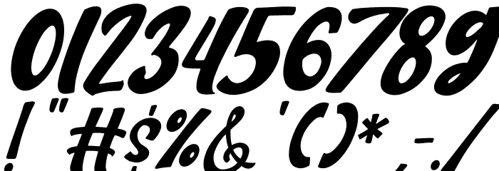 Hi Ashoka Italic Font OTHER CHARS