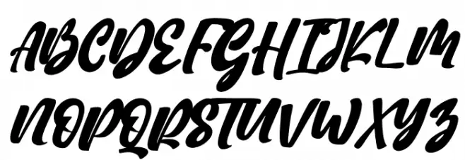 Hi Ashoka Italic 字体 大写