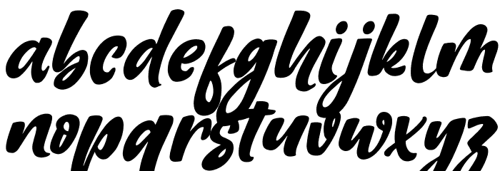 Hi Ashoka Italic Font LOWERCASE