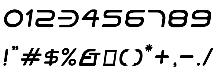 Hi. Black Oblique Font OTHER CHARS