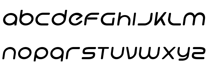 Hi. Black Oblique Font LOWERCASE