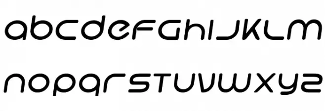 Hi. Black Oblique Font LOWERCASE