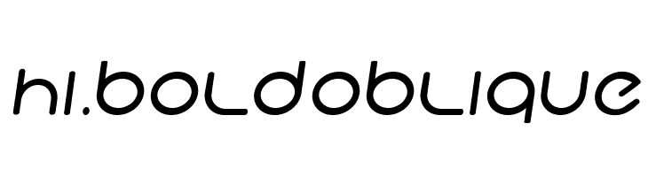 Hi. Bold Oblique  les polices de caractères gratuit tlcharger