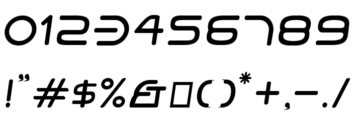 Hi. Bold Oblique Font OTHER CHARS