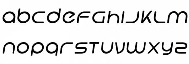 Hi. Bold Oblique Schriftart Groß