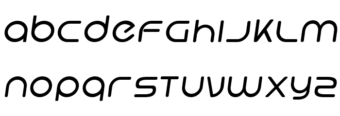 Hi. Bold Oblique Font LOWERCASE