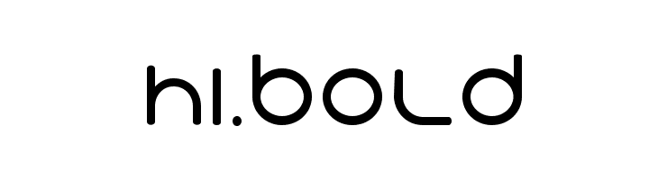 Hi. Bold  免费字体下载