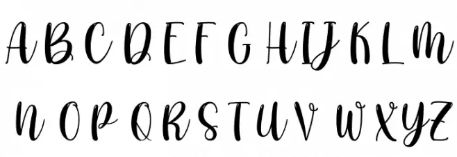 Hi Christmas - Personal Use Caratteri MAIUSCOLE