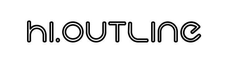Hi. Outline  baixar fontes gratis