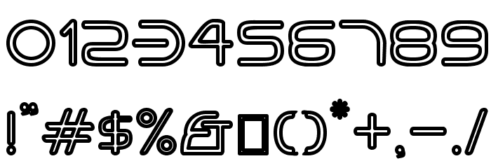 Hi. Outline Font OTHER CHARS