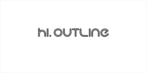 Hi. Outline Logo