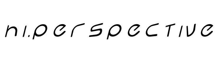 Hi. Perspective  Fuentes Gratis Descargar