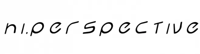 Hi. Perspective  Frei Schriftart Herunterladen