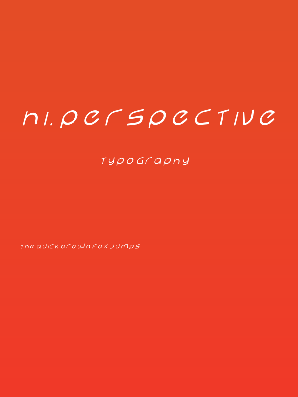 Hi. Perspective Poster