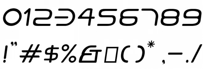 Hi. Regular Oblique Font OTHER CHARS