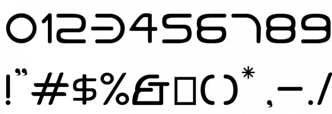 Hi. Regular Font OTHER CHARS