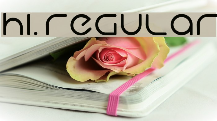Hi. Regular Font examples
