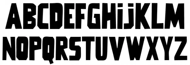 Hi TV DEMO Font LOWERCASE