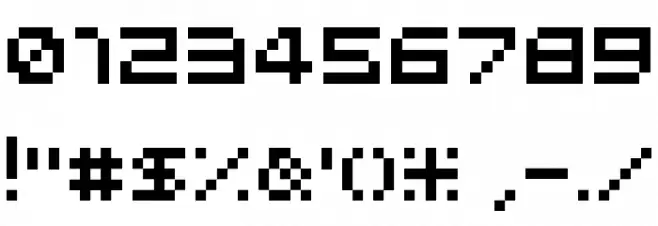 HiFive Font OTHER CHARS